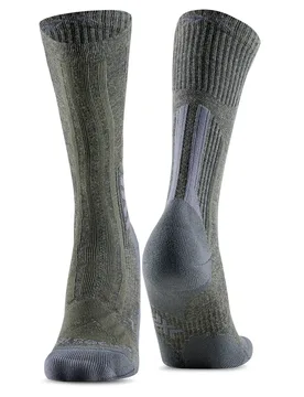 Calzini Trailrun Perform Merino Moss Green / Black EU 39-41 - X-SOCKS - FashionsVida