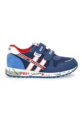 Sneakers 13547 Blu con doppio strappo 32