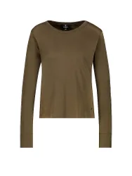 Maglia a maniche lunghe oliva 44