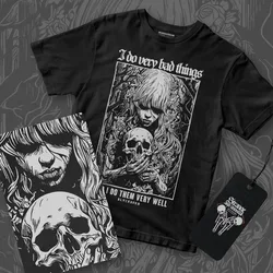I Do Very Bad Things cotton shirt All Size Unisex T-Shirt