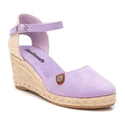 Espadrilles Compensées 171882 Suede Lilac EU 40