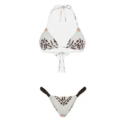 Bikini Triangolo Fantasia Beige MF23-0410X1