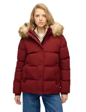 Giacca Trapuntata Everest 5 Baffle Stanton Red M - Superdry - FashionsVida