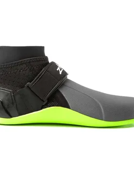 Cheville Short Booties Refurbished Black / Green UK 6 Men - Zhik - FashionsVida