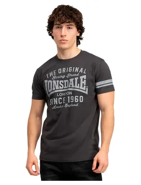 T-shirt à Manches Courtes Winnard Anthracite / Grey 2XL - Lonsdale - FashionsVida