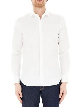 Camicia stretch slim fit BIANCO 39 - Xacus - FashionsVida