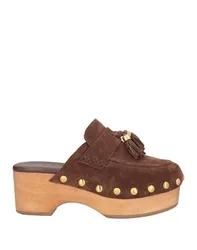 Mules & Clogs Damen Schokobraun 36.5 Damen