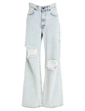 Pantalones vaqueros Mujer Azul marino 34,36,38 Mujer - The Mannei - FashionsVida