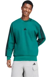 Essential 3 stripes sudadera hombre Verde (L)