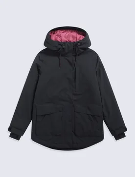 Tignes Womens Waterproof Snow Jacket - Black - Black - Size: 10 - Animal - FashionsVida
