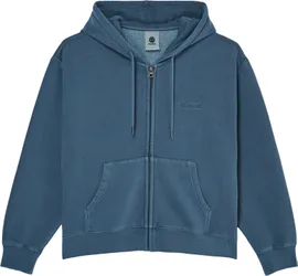 Sweat zippé à capuche - Lowcase Pigment Zip Hood Sweatshirt W Dark Slate en Coton - Taille S - Gris