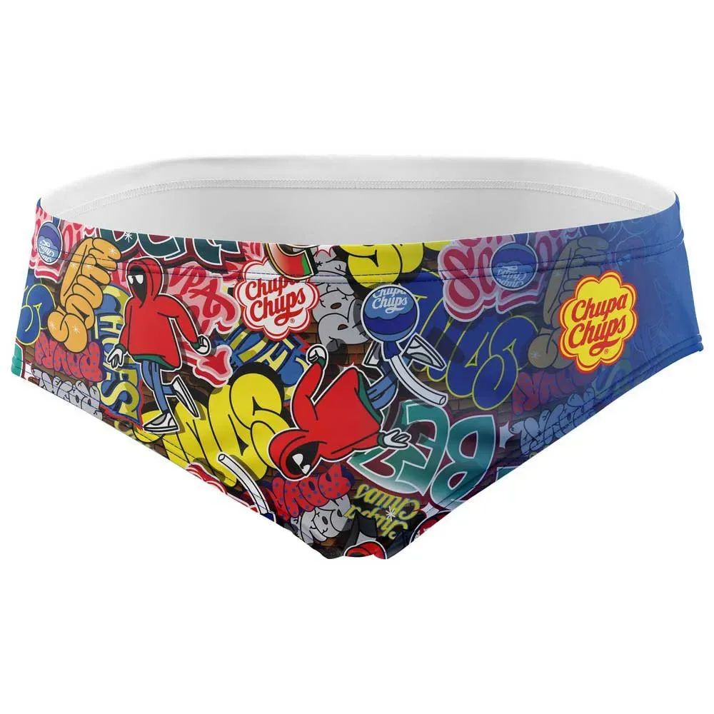 Chupa Chups Graffiti Swimming Brief Multicolor M Men - OTSO - FashionsVida