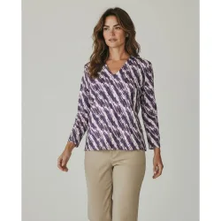Camiseta lisa manga de mujer