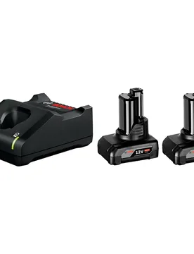 Professional Chargeur Et Batterie 2x 6.0ah Gal 12v-40 Black One Size - Bosch - FashionsVida