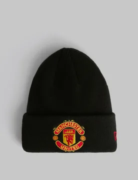 Manchester United Black Kids Cuff Beanie CHILD - New era - FashionsVida