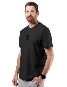 Carbon Short Sleeve T-shirt Black M Men - Zhik - FashionsVida