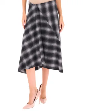 Gonna misto lana GRIGIO SCURO 42 - EMME MARELLA - FashionsVida