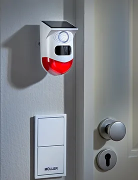 Drahtloser Hausalarm mit Bewegungssensor und Solar - Bergström - FashionsVida