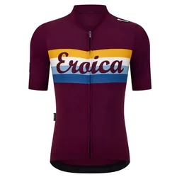 Maglia A Maniche Corte Eroica Timo Bordeaux