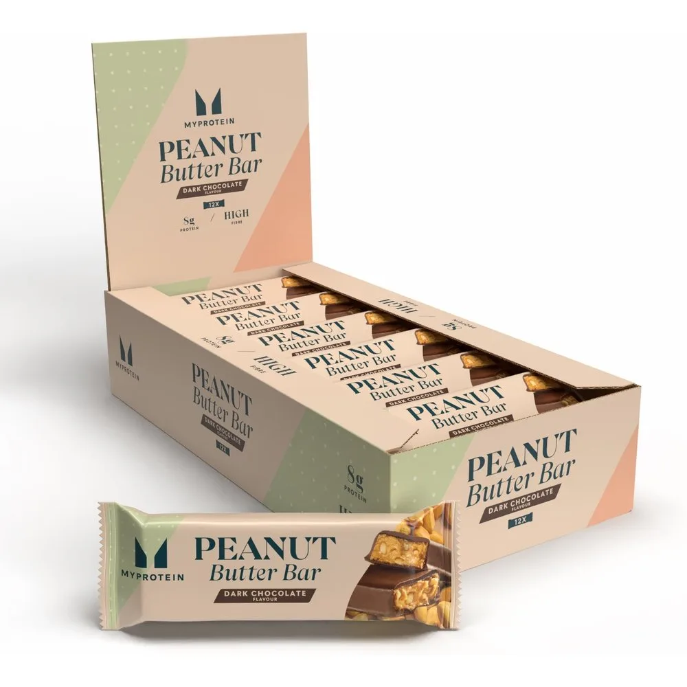 Barrita de mantequilla de cacahuete - 12 x 38g - Myvegan - FashionsVida