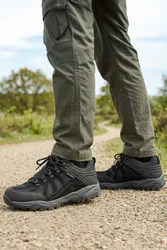 Steen Mens Leather Waterproof Walking Shoes - - Size: 9