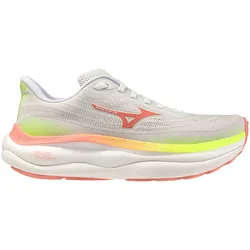 Wave Sky 9 Running Shoes GF White / Desert Flower / Lime Pu UK 8.5 Women