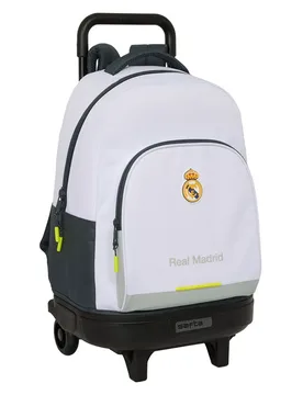 Sac à Dos à Roulettes Real Madrid 25/26 45 Cm Multicolor One Size unisex - Safta - FashionsVida