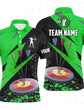 Custom Name Mesh Breathable Archery Graffiti Archer Shooter Vintage 3DPrint Harajuku Summer Short Sleeves Polo Jersey Shirts A3 - Aliexpress - FashionsVida