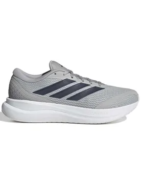 Runfalcon 6 Wide Running Shoes Grey Two / Dark Blue / Core Black UK 7 Men - Adidas - FashionsVida