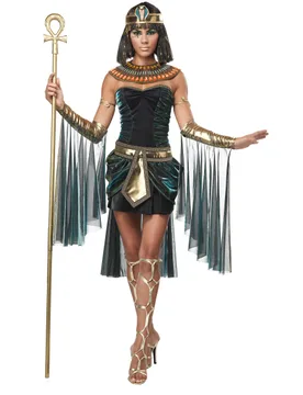 Sexy Cleopatra Damenkostüm Antike schwarz-gold - KARNEVAL-MEGASTORE - FashionsVida