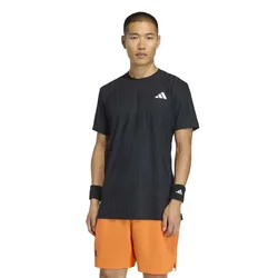 Tennis Climacool+ Airchill Freelift Short Sleeve T-shirt Black L