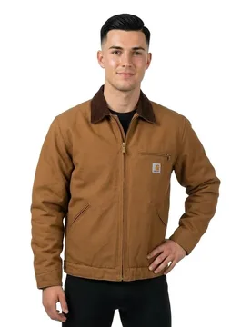 Giacca Duck Detroit Brown L - Carhartt - FashionsVida