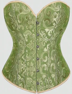 Top tipo corsé estilo corte para mujer, bustier moldeador de cintura, corsé vintage sexy de jacquard, disfraz de Halloween, juego de roles, atuendo - Shein - FashionsVida