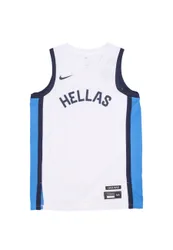 Canotta Basket Uomo Limited Home Jersey Team Greece White/lt Photo Blue