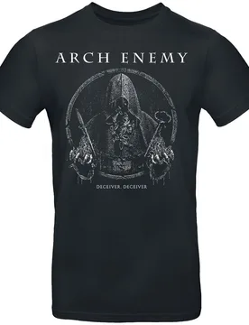 T-Shirt - Deceiver - S bis 5XL - für Männer - Größe XXL - schwarz - Lizenziertes Merchandise! - Männer - male - Arch Enemy - FashionsVida