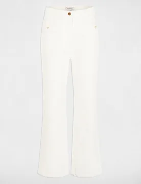 Pantalón vaquero de mujer ancho de tiro alto - Morgan - FashionsVida