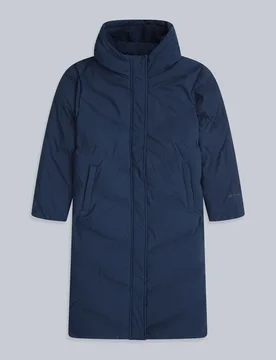 Cocoon Womens Borg Lined Padded Coat - Navy - Navy - Size: 8 - Animal - FashionsVida