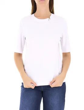 T-shirt girocollo BIANCO XL - Diana Gallesi - FashionsVida
