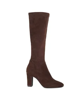 Women's 'Simple' Knee High Boots in Brown Size: 4 - Brown - Size: 4 - Dune london - FashionsVida
