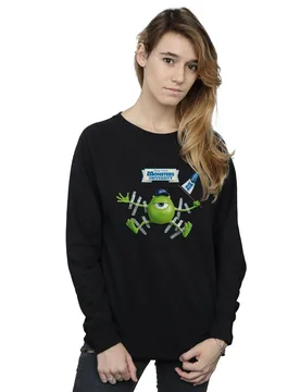 Women's Monsters University Taped Mike Sweatshirt in Black Size: Large - Black - Size: L - Disney - FashionsVida