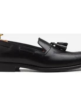 Mocasines de hombre de piel borlas mate - Silbon - FashionsVida