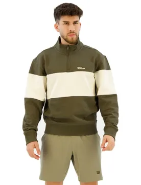 Playstate Half Zip Sweatshirt Grape Leaf S - Wilson - FashionsVida