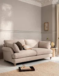 AND STONEHOUSE Isla 3 Seater Sofa Cream