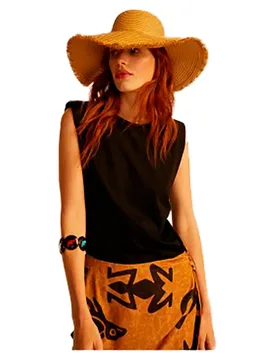 Maglietta Senza Maniche Umay Black M - & Me - FashionsVida