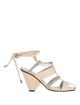 Sandalias Mujer Beige 35.5,36,37,37.5,38,38.5,39,40 Mujer - Fabiana Filippi - FashionsVida