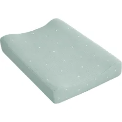 Pack colchoneta cambiador Cómoda (70x50 cm) + Funda cambiador Sena verde