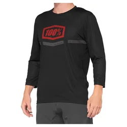 Maglia A Maniche 3/ Da Enduro Airmatic Black / Dark Red