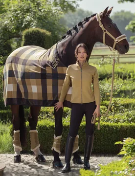 Abschwitzdecke FLEECE CHECK (Heritage2025) - Eskadron - FashionsVida