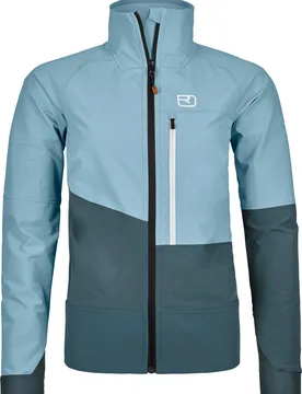 Leichte, atmungsaktive und winddichte Skijacke für Wanderungen Punta Berrino Jacket W Glacier Grey für Damen aus Softshell Größe S - Ortovox - FashionsVida