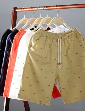 Shorts Men's Summer Casual Sports Shorts Men's Five Pants Loose Breathable Beach Cropped Pants - Aliexpress - FashionsVida